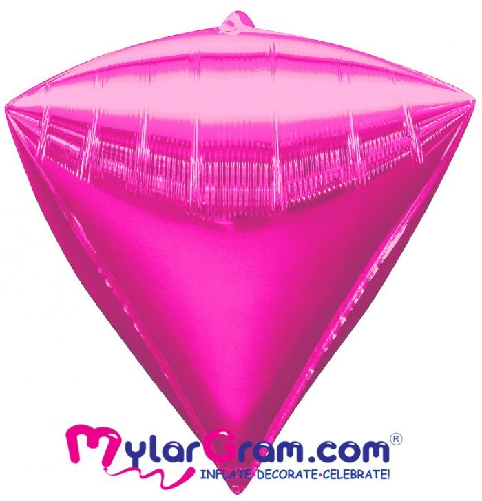משולש תלת מימד פוקסיה 22"