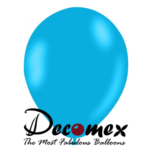 בלון 12" בצבע כחול אוקיינוס 174 חבילה 100 יחידות DECOMEX
