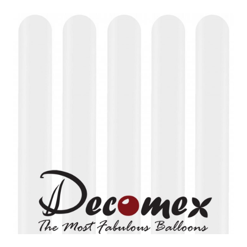 בלון נקניק 260 בצבע לבן 100 חבילה 100 יחידות DECOMEX