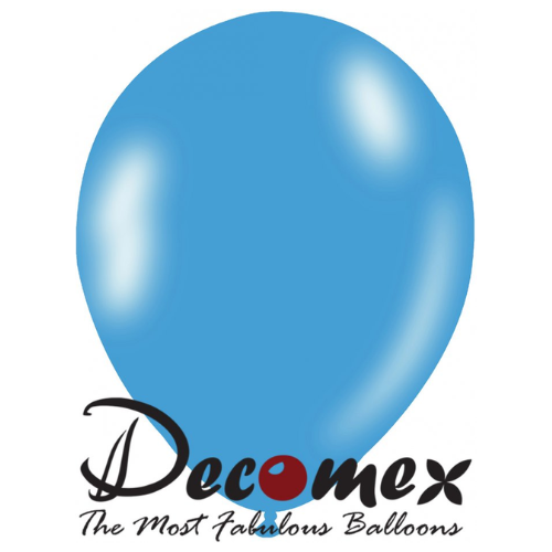 בלון 12" בצבע תכלת 271 חבילה 100 יחידות DECOMEX