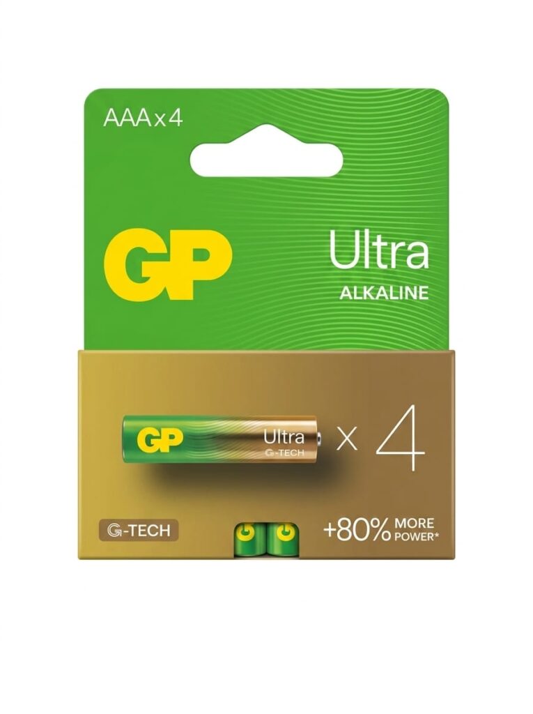 מארז 4 סוללות AAA GP ULTRA